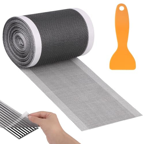 VMUTGA Filtro de Cabello para Ducha, Filtro Desechable Rejilla Floor Drain Sticker para Alcantarillado de Cocina, Baño, 10 cm x 10 m