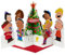Hallmark Weihnachtskarte, 3D und Pop Up Weihnachtskarte, Peanuts Comics, Charlie Brown, Snoopy, Weihnachtsbaum