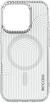 Incase Level Schutzhülle für iPhone, MagSafe-kompatibel, 3 m Fallschutz, Schutzhülle mit Lanyard-Schlaufe, schlankes und minimalistisches Design (Linien vertikal grau, iPhone 16 Pro)