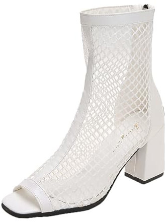 Generisch angebote des tages heute damenStiefel Damen Casual Langschaft Boots Winterschuhe Damen Chelsea Mit Rutschfest Sohle Casual Spitze Zehe Klobiger Blocka black week angebote