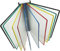IUBGFTO Referenz-Organizer zur Wandmontage – Katalog-Präsentationsständer, 10 doppelseitige Paneele, wandmontiertes Referenzsystem, A4-Letter-Format, Dokumenten-Organizer aus PVC und Meta