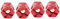 RC-Nabenadapter, Naben-Sechskant-Adapter, RC-Radnaben-Adapter, RC 12-mm-Sechskant-Radnaben-Metalladapter für Hsp Redcat Remote Control Crawler (Länge 12 mm)