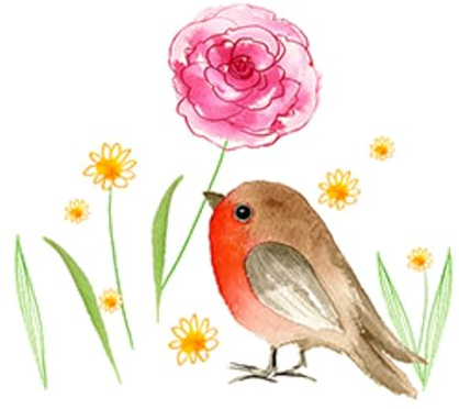 20 Servietten Vögel und Blumen, Frühlingsservietten, Tiere, Gartenparty, Sommer, Tischdekoration, Decoupage, Serviettentechnik 33x33cm