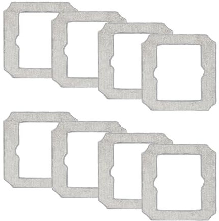 Odashen Lot de 8 Chiffons de Nettoyage pour Robot aspirateur de fenêtre ECOVACS Winbot Mini, W-CC02-0012, lavables et réutilisables