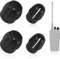 QYHON 2 paia di controlli del volume e pulsanti di selezione del canale per walkie talkie – Compatibile con Motorola CP200, CP200D, CP040, Pro5150, GP380, HT1250, CP150, manopola di controllo del