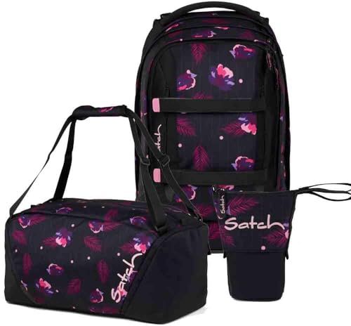 Satch Pack Pencil Slider Edition Schulrucksack Set 3tlg. inkl. Sporttasche (Mystic Nights)