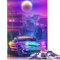 Art Sports Car Puzzle 1000-teilige Schwer Puzzle Spielzeug Lernspiel Impossible Herausforderung Spielzeug Für Erwachsene Und Kinder Ab 14 Jahren 1000pcs (38x26cm)