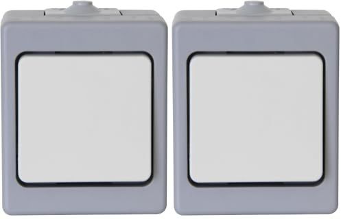 Kopp 564348006 Taster Aufputz-Feuchtraum Standard (Packung mit 2)