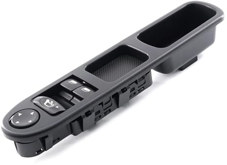 Mando Botonera Elevalunas Para Peugeot 307 2000-2005 Botón Maestro De Elevalunas Eléctrico Delantero Izquierdo Conductor Con Plegado 6554E4