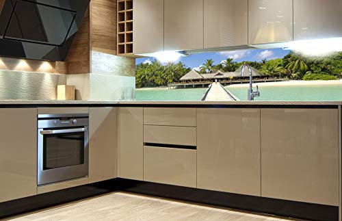 Dimex Küchenrückwand Folie selbstklebend HAFENDAMM | Klebefolie - Dekofolie - Spritzschutz für Küche | Made in EU - 180 cm x 60 cm