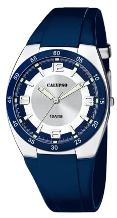 Calypso Herrenuhr Kautschuk - Quarz, Wasserdicht 10 ATM - Herrenuhr Casual - K5753 Street Style
