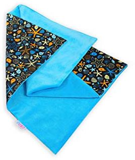 Petit Lulu Wickelunterlage für Babys | wasserdicht waschbar wiederverwendbare Wickelauflage | Windelmatte | Wickeltischunterlage | Windel Matte für Unterwegs | Made in EU (Muscheln)
