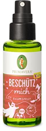 PRIMAVERA Kids Raumspray Beschütz mich bio 50 ml - Aromadiffuser, Aromatherapie - blumig, süß - entspannend - vegan