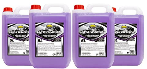 ABC Cleaners MOT20325LA_SET Lot de 4 bidons de 5 litres pour lave-glace - Parfum lavande, Lavanda, 4 UDS