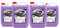 ABC Cleaners MOT20325LA_SET Lot de 4 bidons de 5 litres pour lave-glace - Parfum lavande, Lavanda, 4 UDS