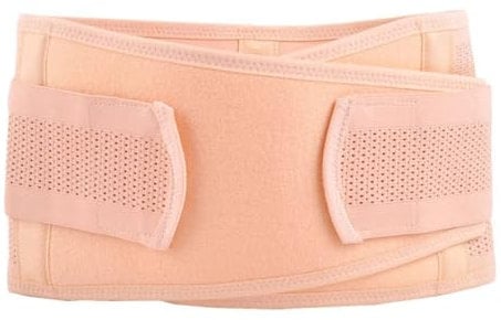 Agatige Rückbildungsgürtel Nach Geburt, Atmungsaktiver Einstellbarer Postpartum Gürtel Für Damen Beckenstütze Bauchstraffung Nach Der Geburt(M)