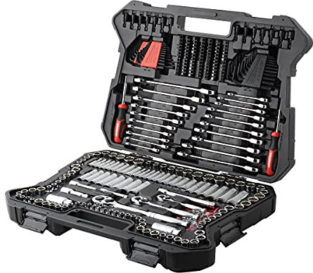 STARWORK True Mechanic™ 303-Piece Mechanics Tool Set and Socket Set, Professional, SAE/Metric