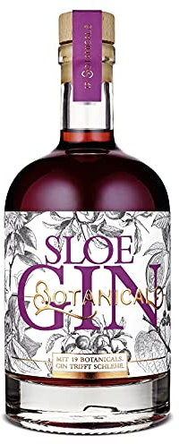 Wajos Botanical Sloe Gin mit 19 Botanicals & Schlehe, 35% vol, 500ml – Perfekt für Cocktails und als Sloe Gin Geschenk