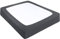 PiccoCasa Boxspringbezug, dehnbarer Stoff, 4 Seiten, Bettrock knitterfrei für Zuhause, elastischer Matratzenbezug, passend für Matratzen bis zu 35,6 cm, Schiefergrau, Super-Kingsize-Bett