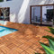 HOBBYTECH 30 Dalles de Terrasse en Bois Clipsable Resistant Aux Forte et Basses Températures 31 X 31 cm Revêtement Extérieur Pour Jardin Balcon Piscine