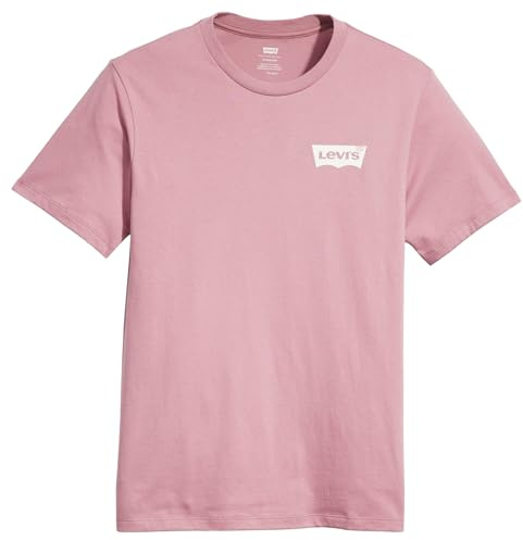 Levi's Men's Graphic Crewneck Tee T-Shirt, Batwing Dusty Orchid, XS