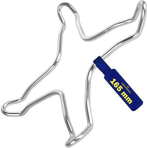 Universal Gasherd Aufsatz 165 mm aus Edelstahl - Gaskocher Aufsatz für die Kaffeemaschine und Kleines Kochgeschirr - Garantie 10 Jahre - MONTERAL