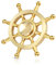 Coolden Fidget Spinner Metall EDC Fidget Toys Hand Spinner Edelstahl Lager 2-5 Min Hochleistungs Finger Spinner Spielzeug ADHD Anti Stress Spielzeug Kreisel Fidget Toy für Erwachsene Kinder Gold