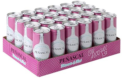 Peñascal Vino en Lata Rosado Low Bajo Alcohol 5,5º Aguja lata 25 cl X 24