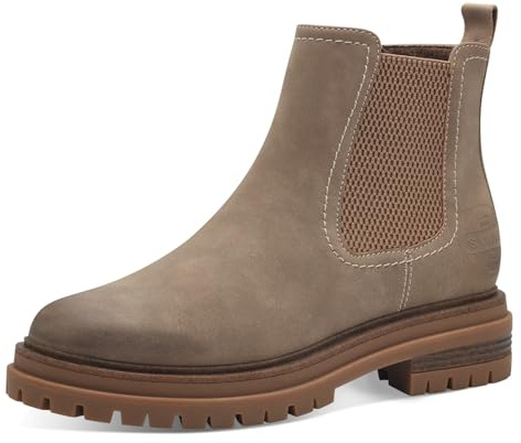 s.Oliver Damen Chelsea Boots Elegant Vegan