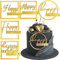 Happy Birthday Tortendeko Geburtstag Kuchen Deko Spiegel Gold Acryl Tortenaufleger Torten Deko Happy Birthday Cake Topper Kuchendeko Geburtstagsdeko Cupcake Topper Cake Decoration Torten Zubehör, 5pcs