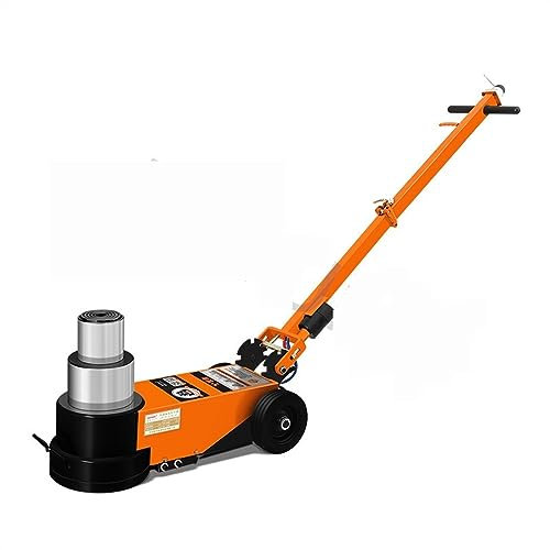 Horizontaler Pneumatischer Wagenheber, Hydraulisch, 30 Tonnen, Hydraulisch, Dampfreparatur, Reifendruck, Doppelt Klappbar, LKW-Hochleistungswagenheber für enge Räume und Kupferanschlüsse
