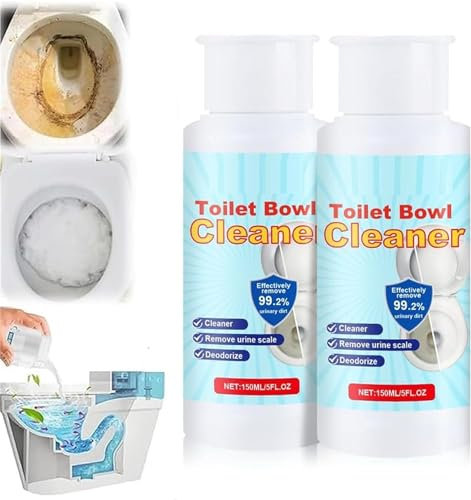 Splash Lot de 2 nettoyants en mousse pour cuvettes de toilettes, nettoyant moussant pour cuvettes de toilettes, pour cuvettes de toilettes accroupissantes, urinoirs, lavabos, cuvettes de toilette