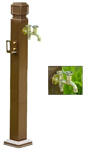 wassersäule garten Freistehende Garten-Wassersäule, Garten-Wassersäule Im Freien, Vertikale Garten-Wassersäule, Wasserhahnpfosten For Den Innenhof Zur Bewässerung Und Bewässerung(YELLOW,5.7*5.7*37.4in