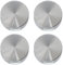 FUYIOCN Gas Hob Knobs, 6mm Universal Round Aluminium Alloy Cooker Knobs Replacement, Hob Knobs, Set of 4