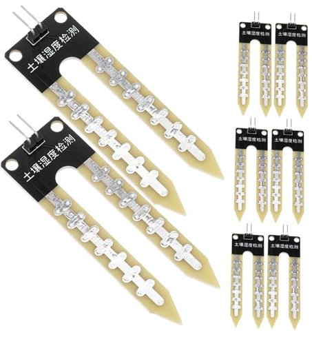 Sosoport 8st Bodenfeuchtigkeitssensor Pflanzen Messgerät Für Bodenfeuchtigkeit Gartenerde Tester Feuchtigkeitsdetektor Gartenbodentester Bodenfeuchte Tester Feuchtigkeitsindikator Metall