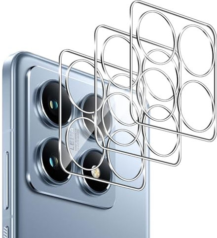 Locofun Kameraschutz für Xiaomi 14T Pro 5G für Panzerglas, [3 Stück] 9H Härte Panzer Kameras Schutz Folie, Anti-Kratzen Kamera Folie HD Klar Linse Schutzglas-Transparent