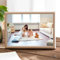 Ayoiow Photo Frame 42x30 cm Weißeiche Mdf Photo Frames für Büros Fotorahmen Wand