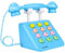 Generic Vintage Telefon Festnetz Kinder, Baby Telephone Toy, Early Education Baby Phone Toy, Cartoon Simulierte Festnetz Telefon, Kinder Telefon Spielzeug ab 3 Jahre für Jungen Mädchen Geschenk