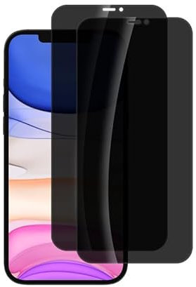 SkyKeep für (2 Stücke Folie Anti-spy iPhone 11 Panzerglas Anti-spy iPhone XR Schutzfolie Displayschutz Blickschutz, 9H Härte, Kratzfest