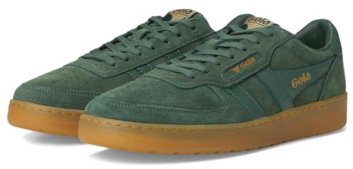 Gola Hawk Suede '86 Herren-Sneaker, Evergreen/Gum, 41 EU