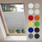 Concept Blinds® Dachfenster Plissee nach Maß - 23 Farben - Einfache Montage, Minimales Bohren - Verstellbar - Hochwertiger Innenfensterbehang