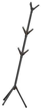 ZBIianxer Stehmantel Und Hutbügel Organisatoren Freistehende Kleider Rack Coat Tree Mit 8 Haken Für Hüteschichten Schals Handtaschen