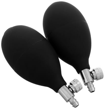 BESTYASH 2 Stück Blutdruckmessgerät Aufblasbarer Ball Luftpumpe Für Aufblasbares Quetschball Kleine Ballpumpe Aufblasbarer Ball Ersatz Handpumpe Ablassdruck Handluftpumpe PVC