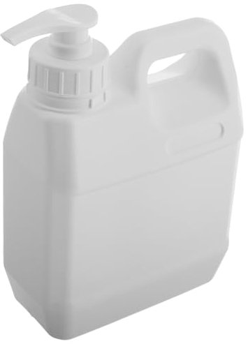 ADOCARN Bidon à Savonnette avec Pompe 1l Grosse Capacité Plastique Résistant Multiusage pour Bain Familiale Voyage Distributeur Pratique