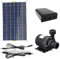 CUCUFA Kit de Pompe de Fontaine Solaire, 800L / h DC 12V Pompe à Eau Solaire sans balais pour l'étang, Eau Panneau pour l'extérieur