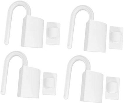 HAMPPLIES 10Stücke Türstopper Türschutz Quetsch Klammern für Dreh Schiebetüren für Zuhause Büro Hotels