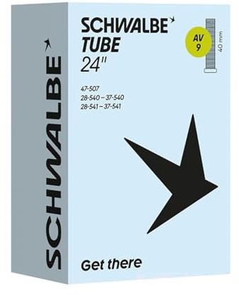 Schwalbe Fahrradschlauch AV9 28/47-507/541 IB AGV 40mm | IB, AGV