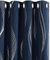 Deconovo Set di 2 tende argentate per soggiorno, cucina, interni, tenda con motivo linea oscurante termica, anti freddo, con occhielli, 117 x 138 cm, blu navy, balcone camera da letto