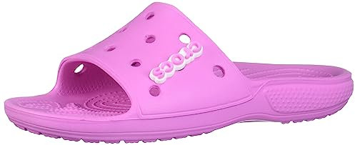 Crocs Classic Crocs Slide Sandales Bout ouvert Mixte, Taffy Pink, 36/37 EU