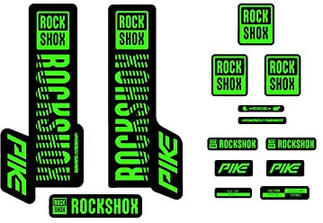 Adesivi compatibili con forcella Rock Shox Pike 2018-29''